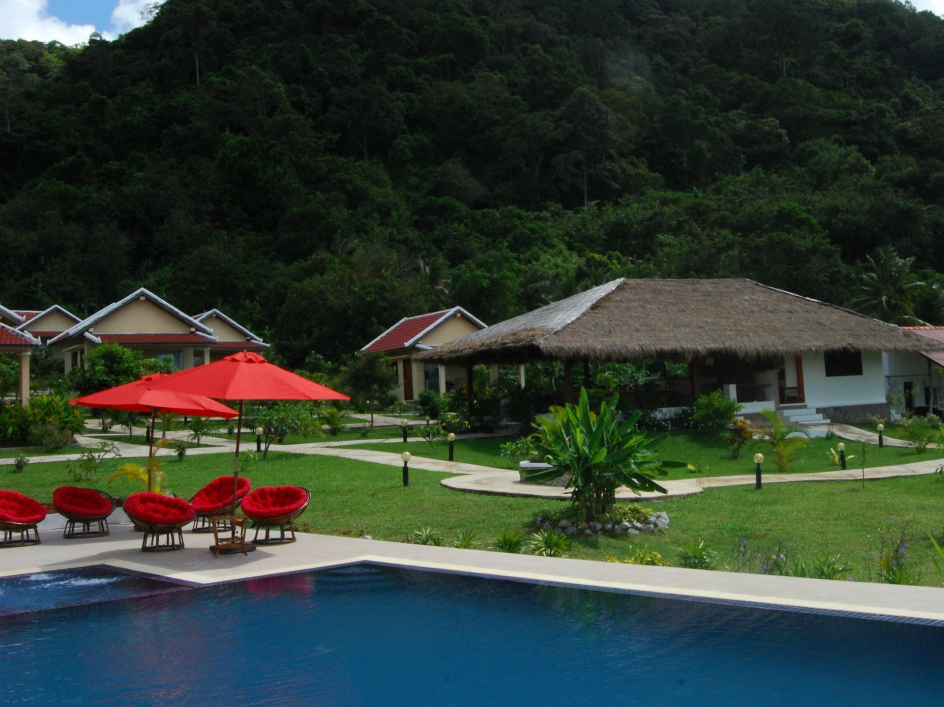 Q Bungalows Kep Bagian luar foto